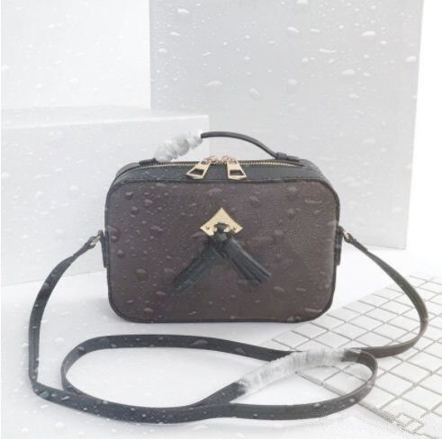 

Newest Good Price 43557 Bag Tassel Camera Bag Brand Quality With Shoulder Saintonge Genuine High 22cm*16cm Women's Handbag Leather Hand Xmjx