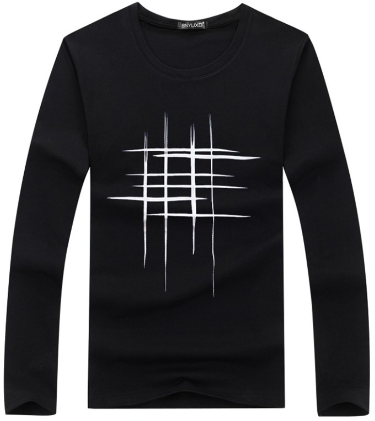 

Mens Designer Slim Fit t shirts Long Sleeve Simple Streetwear Fashion Men Cotton Sports Tshirt Casual mens Tee T-shirt black plus size, Gray