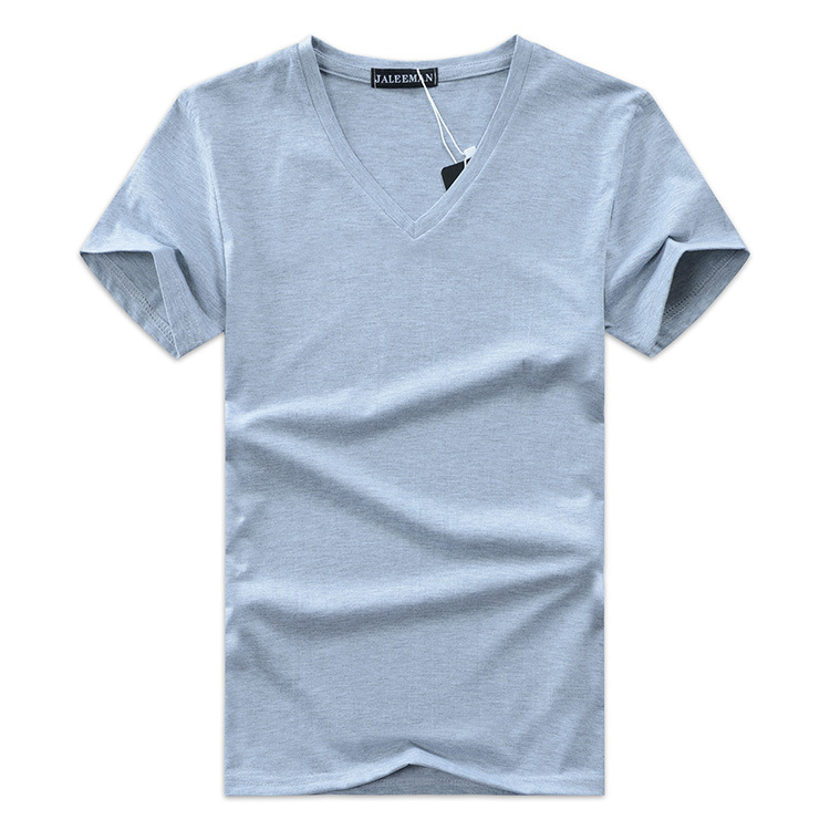 

Summer T Shirts For Men Tops T Shirt Mens Clothing Short Sleeve Tshirt men teens V neck Tops plus Size -5xl, White