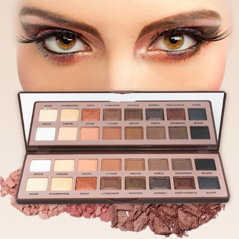 

16 Colors Eyeshadow Palette Beauty Glazed Matte Eyeshadow Palette Waterproof Shimmer Pigment Long Lasting Cosmetic