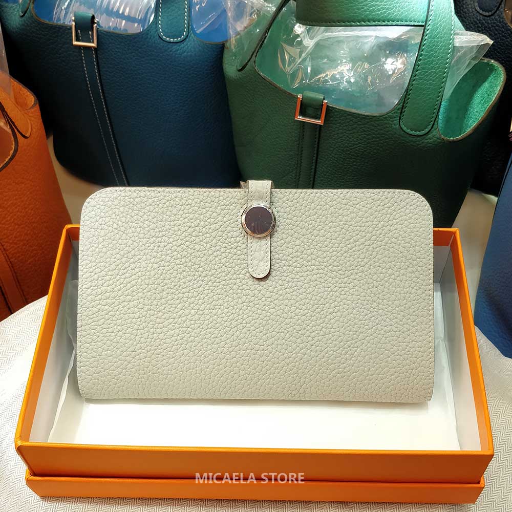 MICAELA Women Luxury Designer Passport Holder Pocket Organizer Credit