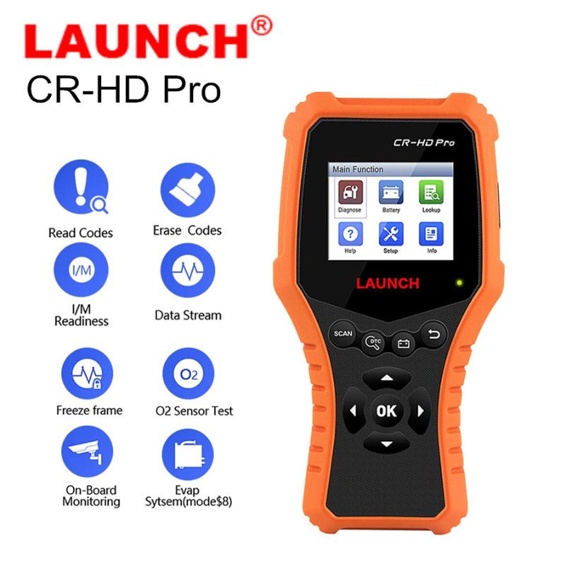 

Original CR-HD Pro 12V Car 24V Heavy Duty Truck OBD2/ HOBD Code Reader PK CR3001