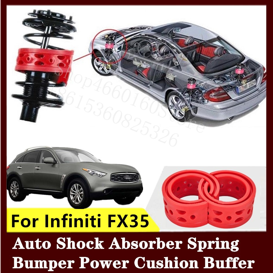 

For Infiniti FX35 2pcs High-quality Front or Rear Car Shock Absorber Spring Bumper Power Auto-buffer Car Cushion Urethane