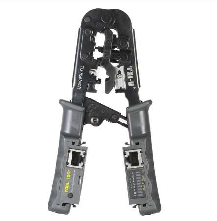 

2 in 1 Multitul Multitool Wire Crimp Crimping Tool Testing Pliers Wire Stripper RJ11 RJ12 RJ45 Cable Crimper Wire Cutter Tester