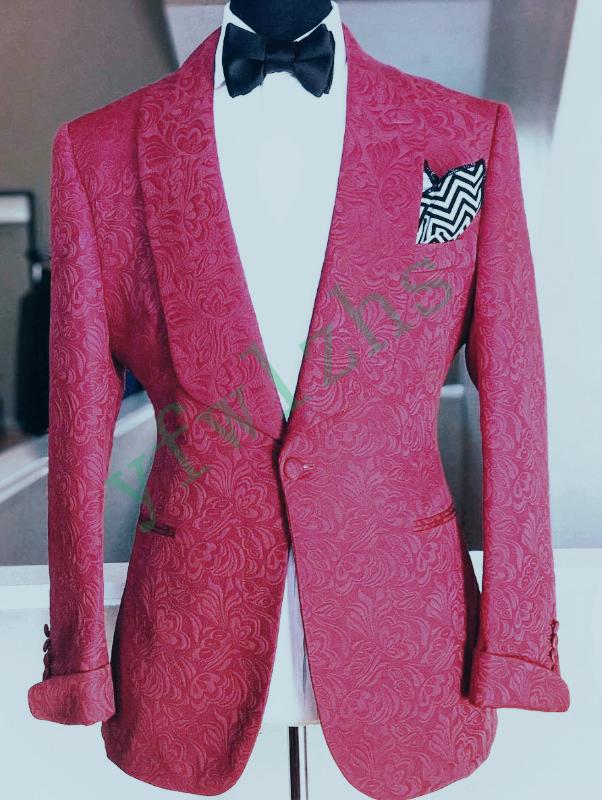 

New Arrival One Button Groomsmen Shawl Lapel Groom Tuxedos Men Suits Wedding/Prom Best Man Blazer ( Jacket+Pants+Tie)A07, Same as image