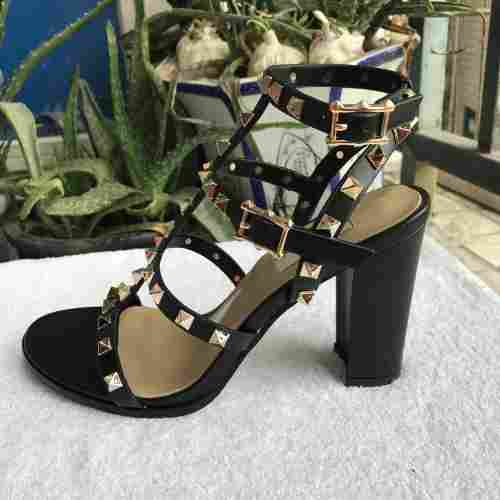 

new European women's rivets sandals with 9.5 cm high rivets fashion sandals 6 color sizes 35-41 with full packing, Blue