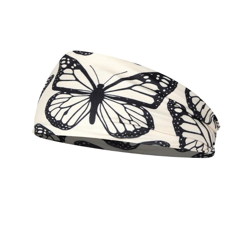 

Printing Quick Drying Excercise Sports Fitness Elastic Yoga Hair Bands Cycling Daily Multi Function Anti Slip Sweat Absorbing, Red