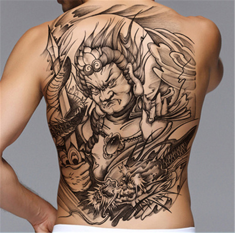 

Tattoos Hands Design Full Body Tattoo Stickers Waterproof and durable tattoo arm totem cover arm scars sticker 2020 Hot selling