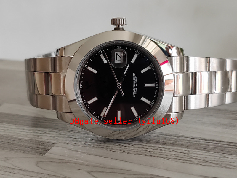 

8 Style high quality selling Luxury Watches 41mm Stainless Steel Jubilee Mens Watch 126300 Automatic Fashion Men's Watch Folding mechanical, Black