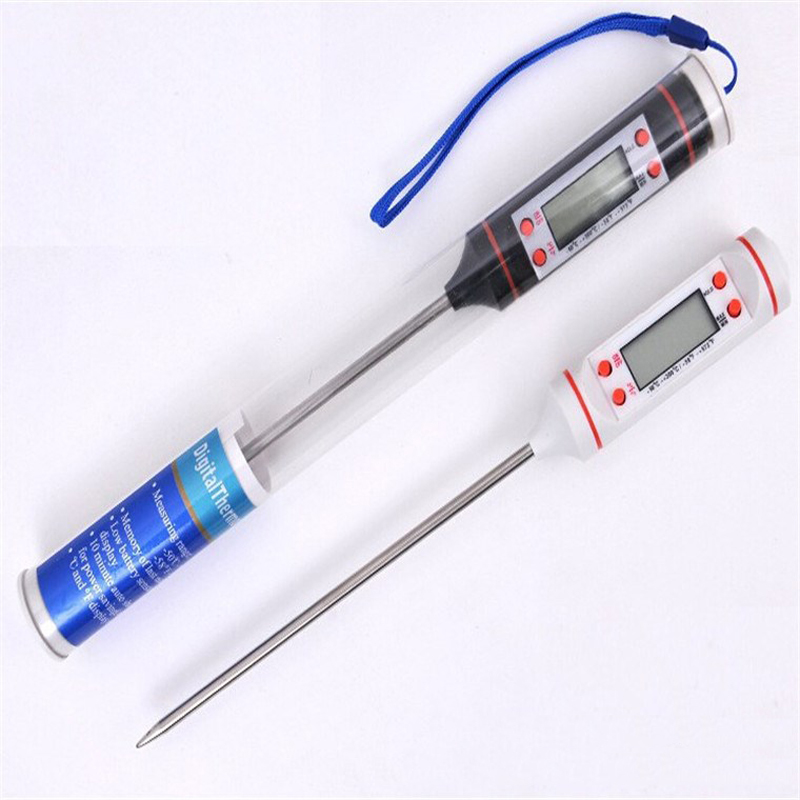 

Digital Cooking Food Probe Kitchen Household Meat Thermometer Baking BBQ Electronic Thermometers With 4 Buttons Cookware Tools DBC BH2684