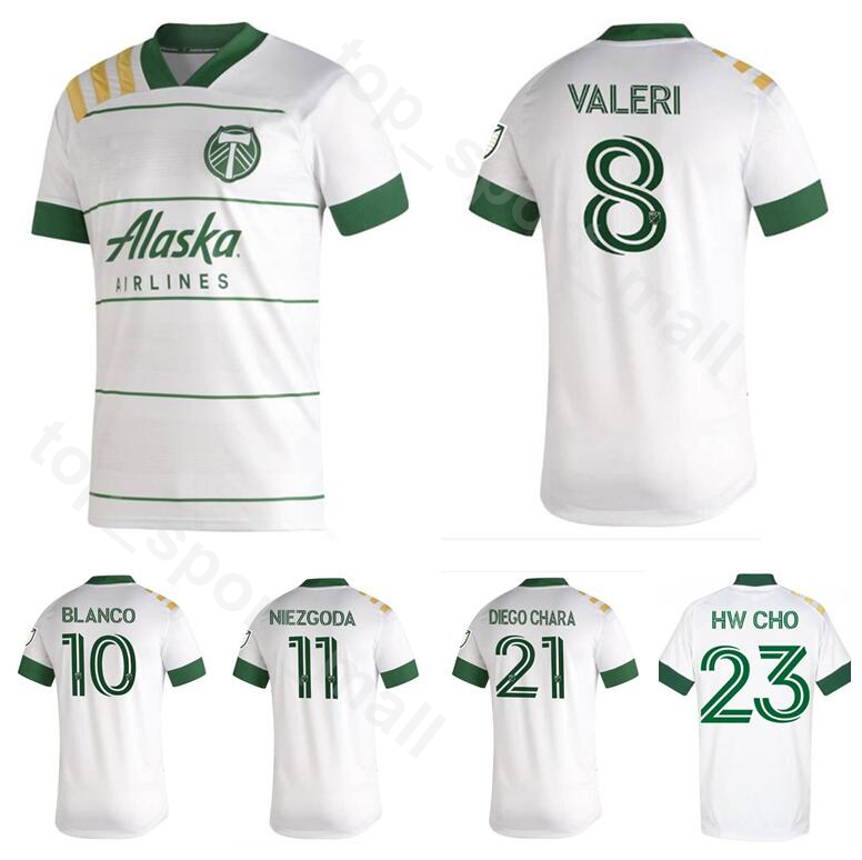 2020 Portland Timbers Soccer Jersey 17 EBOBISSE 8 VALERI 10 BLANCO 22 PAREDES 4 VILLAFANA 2 MOREIRA 11 POLO CHARA Football Shirt Kits