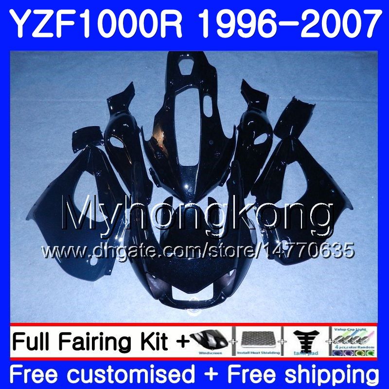 

Body For YAMAHA metal black new Thunderace YZF1000R 96 97 98 99 00 01 238HM.7 YZF-1000R YZF 1000R 1996 1997 1998 1999 2000 2001 Fairings kit, No. 1