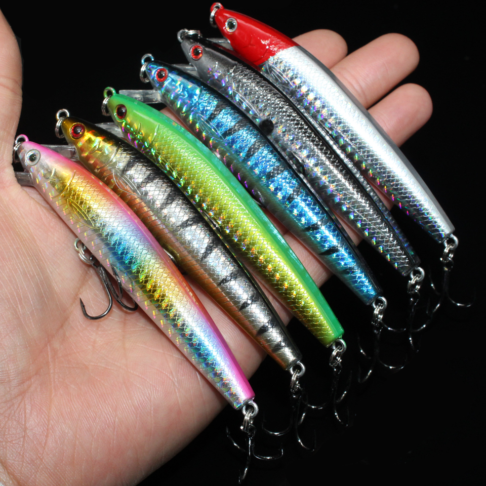 

Simulation Bait 9.5cm/8.8g Bionic Road Sub Bait High Carbon Steel Three Anchor Hook Fishing Tackle Soft Plastic Lures