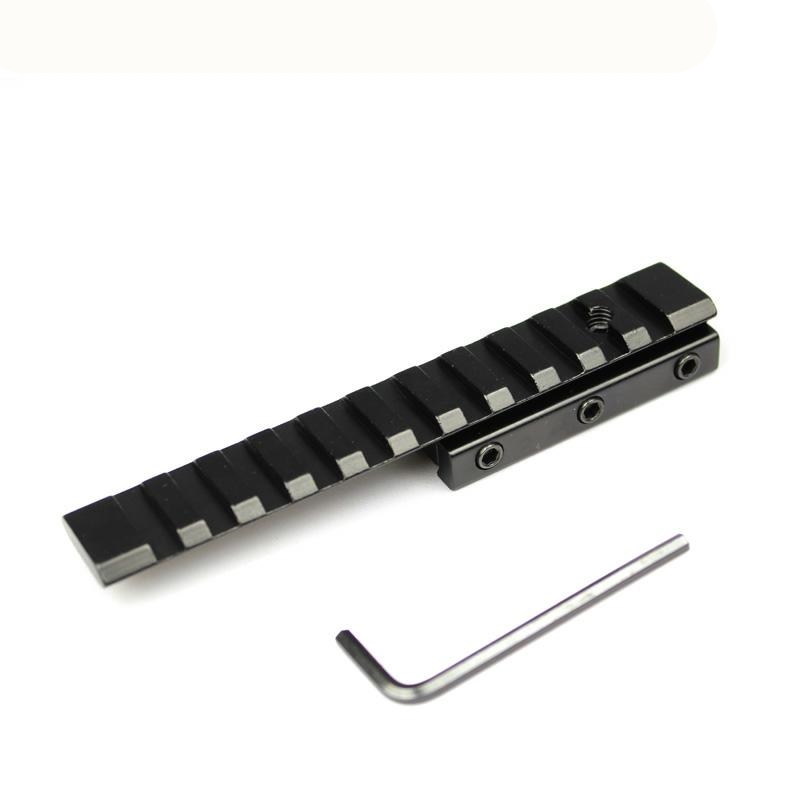 

Tactical Milano ampliar Weaver riel Picatinny Adaptador 11mm a 20mm convertidor tactico montaje alcance Bases Rifle Airsoft