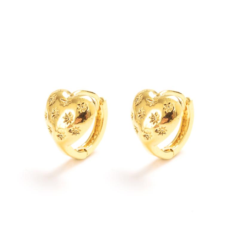 

Hoop & Huggie Bangrui Bridal Men Jewelry Gold Color Brincos Top Quality Women Girls Earrings Wedding Party Gifts