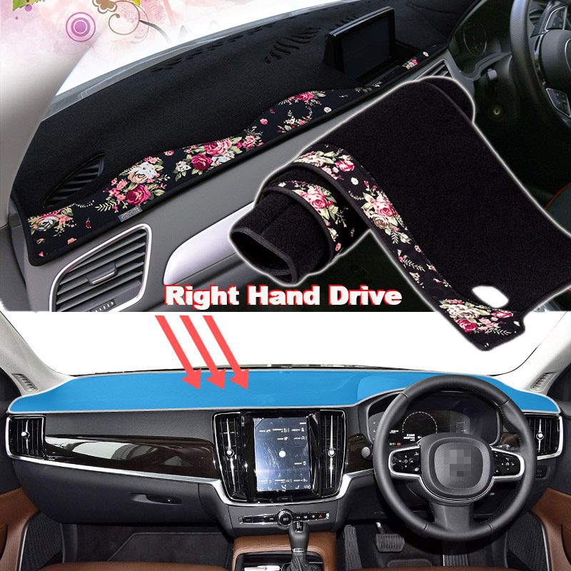 

Tommia China decorative pattern Car Dashmat Dashboard Mat Non-slip Dash Board Pad Cover for VOLVO S90 2017 2018