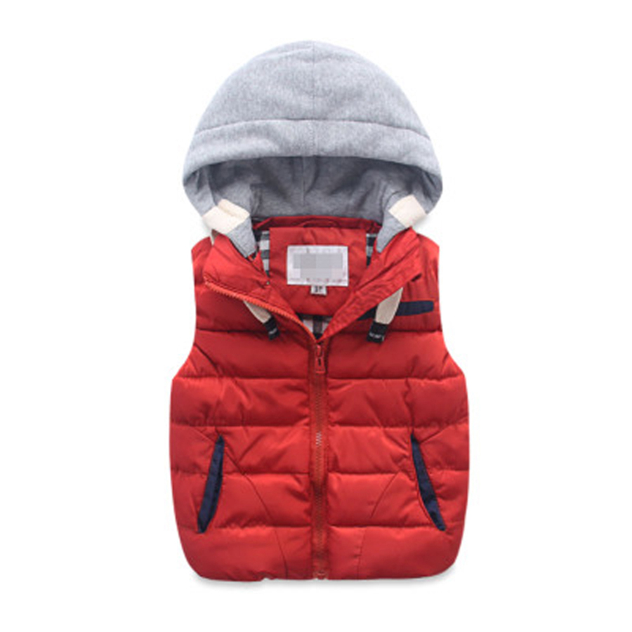 

baby clothes wholesale girls waistcoat boys hooded vest baby cotton-padded thickening thermal waistcoat for new baby jacket