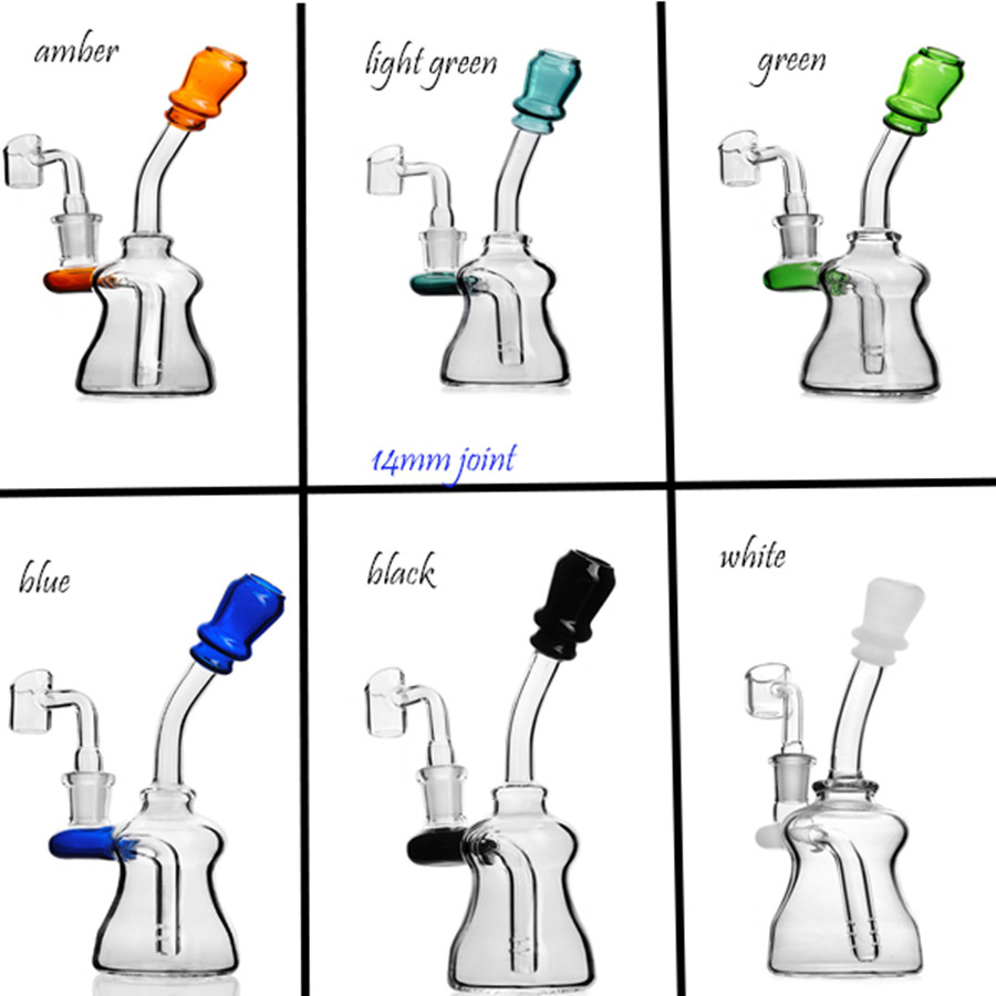 

Beaker Bong 7.5 inchs Tall Dab Rigs Glass Water Bongs Smoke Pipes Hookahs Shisha Oil Rigs Accessories Small Bong