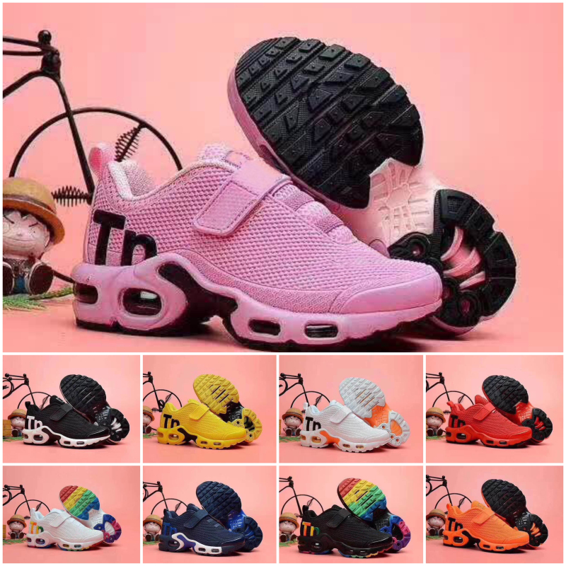 

Hot 2020 TN Childrens Athletic Shoes Kids Boys Basketball Shoes Child Huarache Legend Blue Sneakers Size 28-35, Color 3