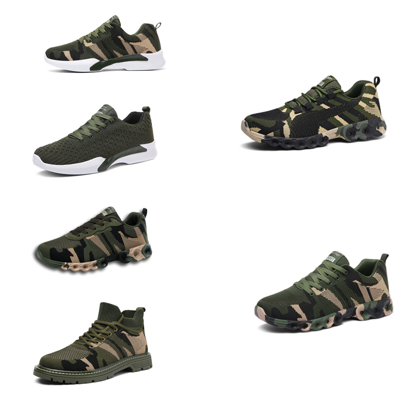 

Fashion No-Brand Designer Shoes Men Women Sports Shoes Camouflage Army Green Outdoor Trainer Siez 35-44 Style 17, Item #6
