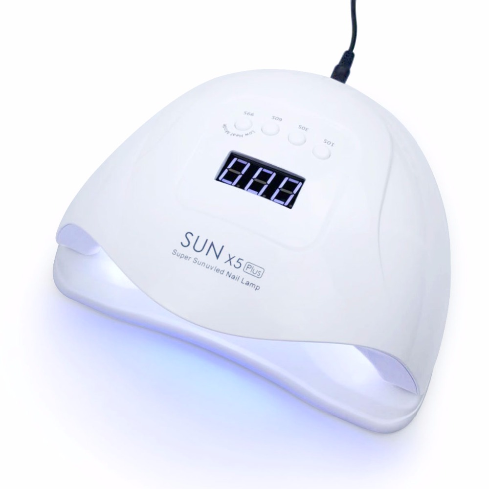 

SUN X5Plus 80W/48W UV Light LED Lamp Quick Drying Nail Dryer Machine Ice lamp for Curing UV Gel Polish Nail Art Tools, Sunx9 plus