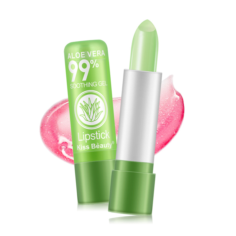 

Newest Color Changing Lipstick Waterproof Lip gloss Color Changing Long Lasting Lipstick Aloe vera lip balm