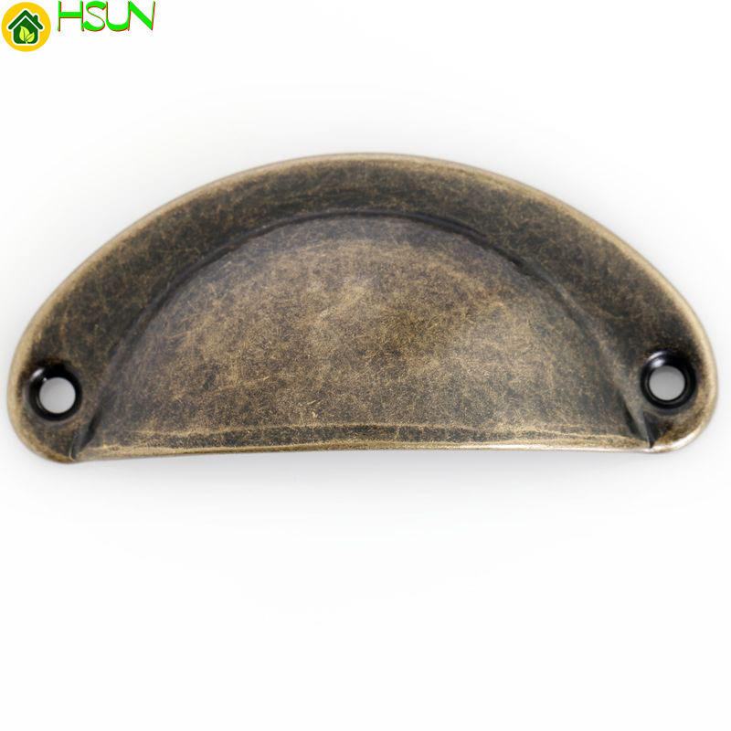

20pcs Retro Bronze Shell Knob Drawer Drawer Pull Handle Cabinet Handle Kitchen Door Knobs Decorative Hardware 70mm