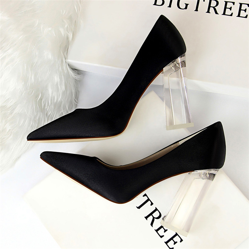 

italian shoes women designers women pumps high heels women ladies shoes wedding shoes woman sexy high heels thick heels talon transparente, 10