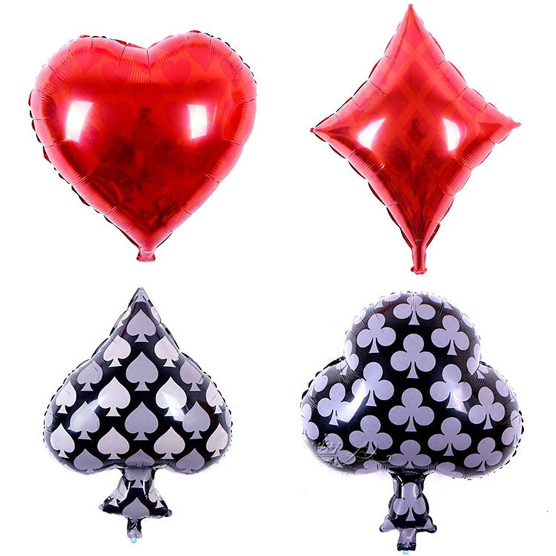2019 Casino Party Supplies 18 Inch Casino Foil Balloons Birthday