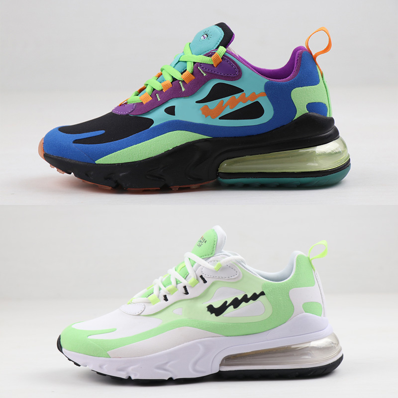 

React Luxury Running Shoes Bauhaus Optical Violet Electro Hyper Jade Chalk Lagoon Men Women Design Breathable Sport Sneakers Trainers 5.5-12