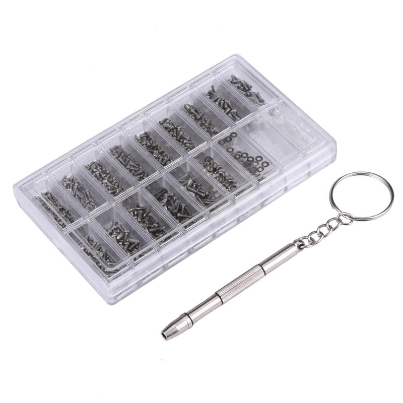 

Tweezers Screwdriver Assortment Nuts Assorted Kit Nose Eyeglass Repair Tools Screws