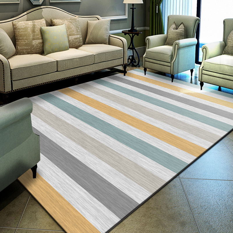

European-style minimalist home carpet living room study bedroom bedside geometric mat coffee table sofa home decoration carpet, 11