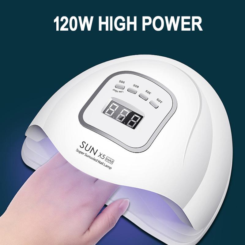 

SUN X5Plus Nail Lamp 120W UV LED Gel Nail Dryer Cure Pedicure Machine Lamp Drying For Gel Varnish Manicure Tools 2020, 09 usb