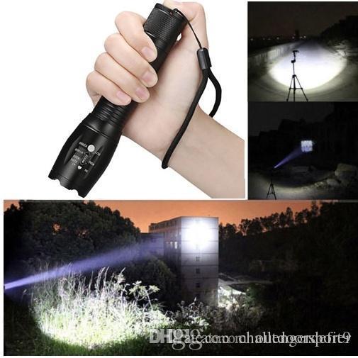 2018 2019 NEW Cree XM-L T6 LED Super Bright 5 Modes 18650 Flashlight Hunting Torch Lamp Light Led Flash Light Lamp Bright Lighting-image-534198651
