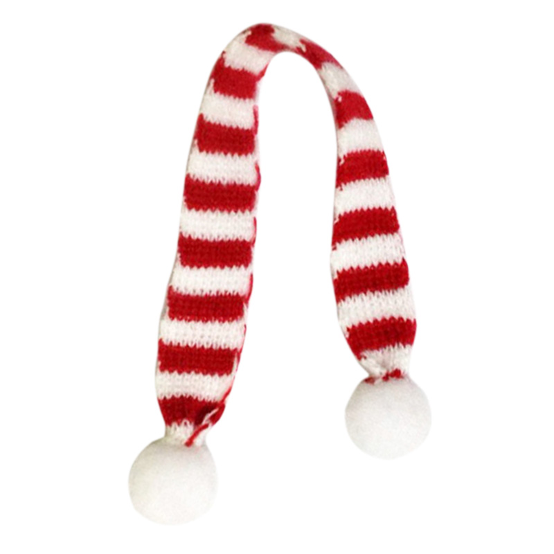 

10 Pcs Mini Christmas Scarf Christmas Pet Scarf for Dog Cat and Wine Bottle Gift Decoration for Party Decor Bib
