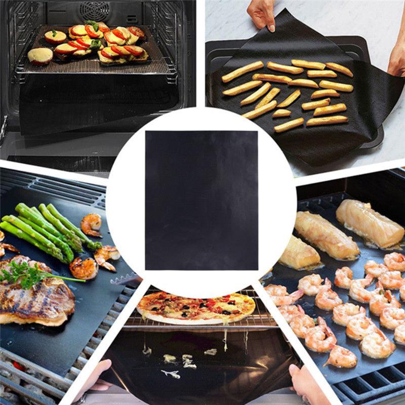 Grills Outdoor Cooking Non Stick Cooking Mat Teflon Reusable Easy To Clean And Carry 16 13 Suitable For Electric Barbecue Gas Charcoal Fiberglass Grill Mat Szdbs Bbq Mat 5pcs High Temperature Resistant