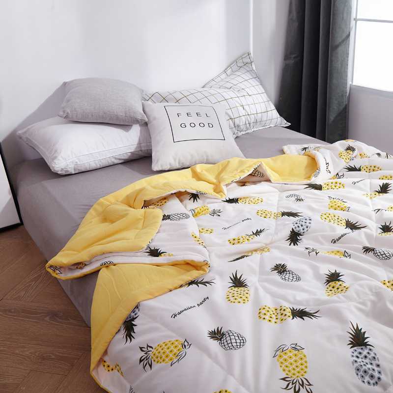 

Summer Air-conditioning Blanket Comfortable Wash Cotton Bed Cover Home Textiles Suitable For Children Adults Twin Queen Size