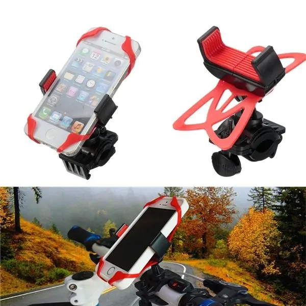 

Universal Motorcycle Bike Handlebar Mount Holder Band For Cell Phone