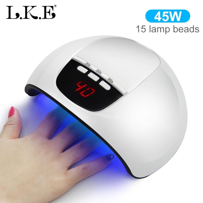 

Nail Dryer For Nail LED UV Lamp 24W For All Gels 12 Leds UV Lamp Machine Curing 30s/60s/99s Timer USB Connector Varnish, Mini usb 2