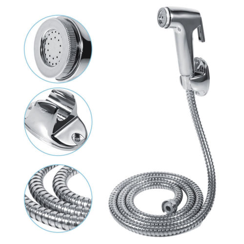 

Toilet Shattaf Adapter Spray Handheld Bidet Duschkopf Shower Head Wall Bracket Hose Kit