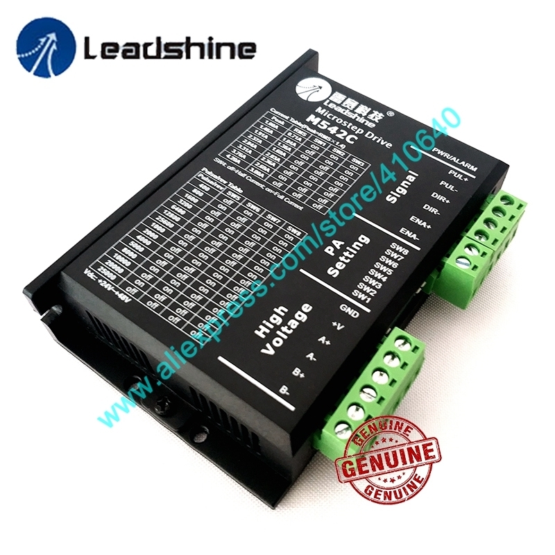 Genuine Leadshine 2 Phase Analog Stepper Driver M542C Max 50 VDC 4.2A for Stepper Motor NEMA 23 High Performance and Low Cost-image-463766276