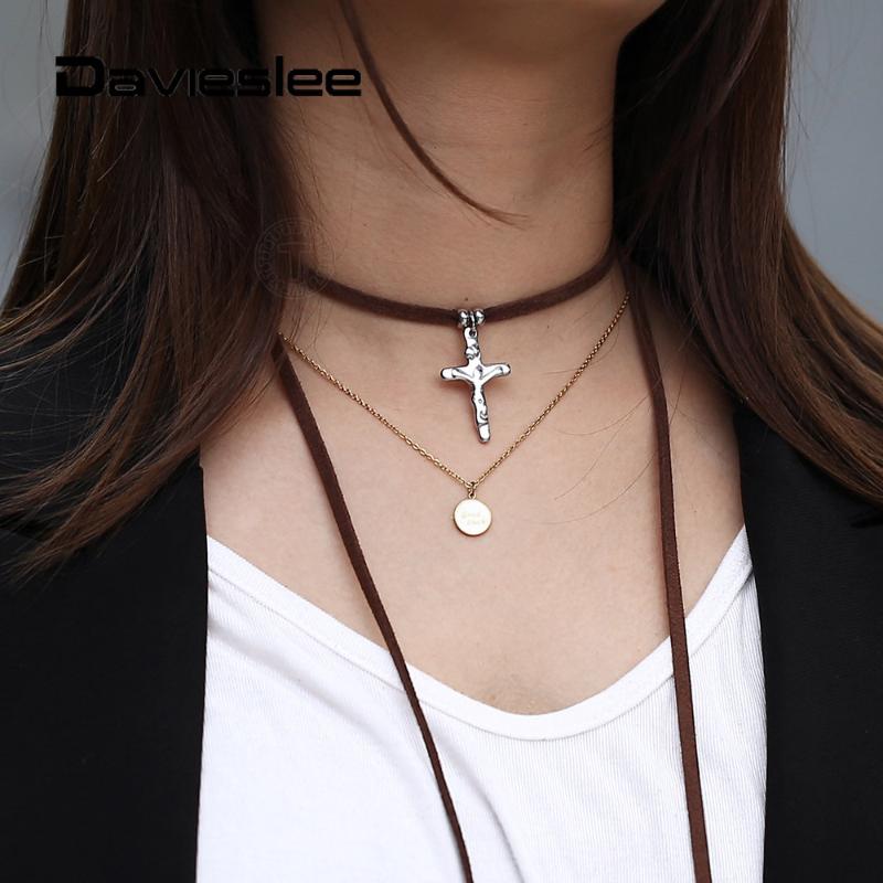 Fashion Retro Wing Sun Feather Round Choker Pendant Necklace Chain Women Jewelry
