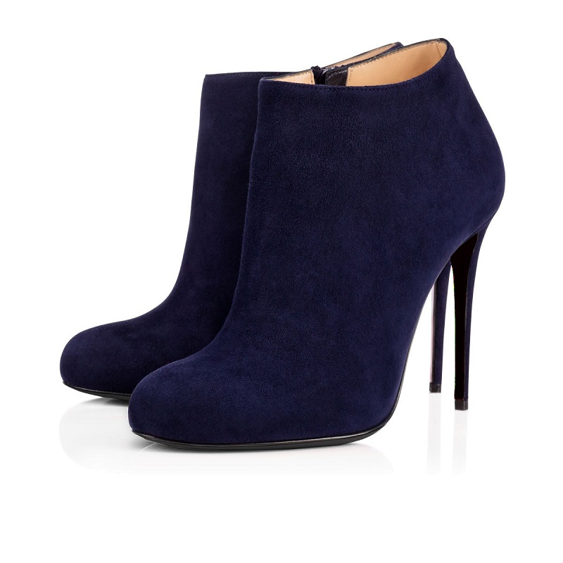 

Hot Sale-omen boots high heels 8cm 10cm 12cm black red chestnut navy bottoms shoes leather winter boot, #8