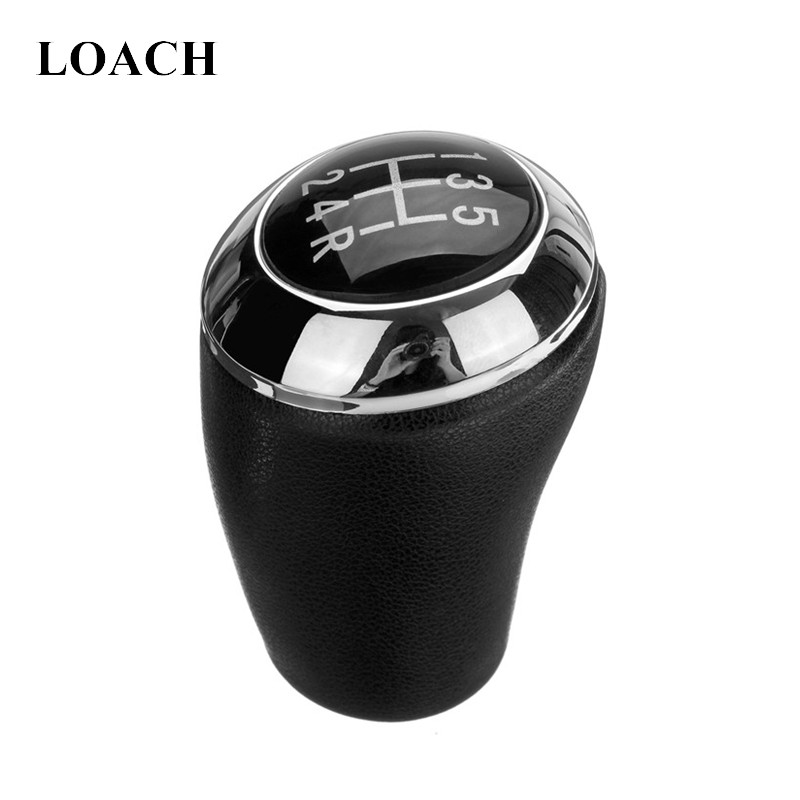 

MT Leather Gear Shift Knob for MX-5 CX-7 Vites Topuzu Coche GearShift Shifter Lever Stick Pen Arm for 3 5 6 Series