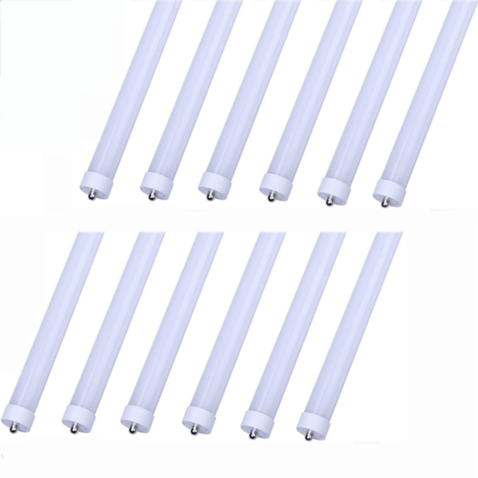 

CNSUNWAY LIGHTING T8 8FT LED Bulbs Ballast Bypass 45Watt,4800Lumens 4000K Daylight Glow Frosted Cover FA8 Single Pin LED Tube Light 12-Pack