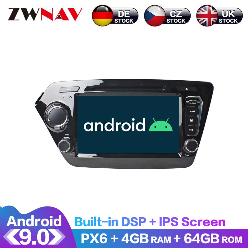 

Android 9.0 IPS Screen PX6 DSP For Kia K2 RIO 2010 2011 2012 2013 - 2017 Car DVD Player GPS Multimedia Player Radio Audio Stereo