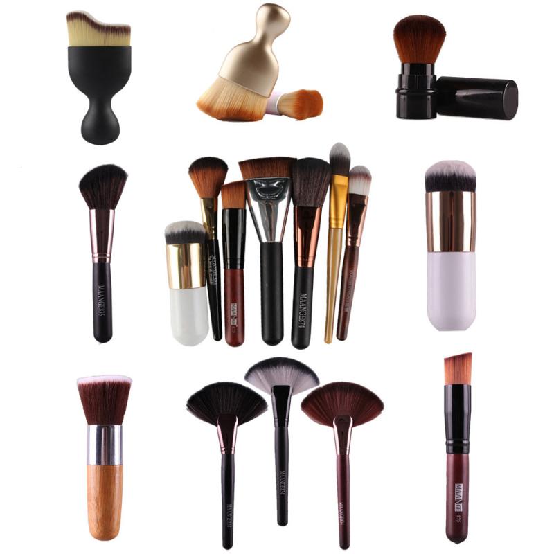 

Easily Makeup 1Pcs Soft Foundation Powder Blush Makeup Brushes Face BB Cream Contour Concealer Cosmetic Beauty Angle Brush Tool