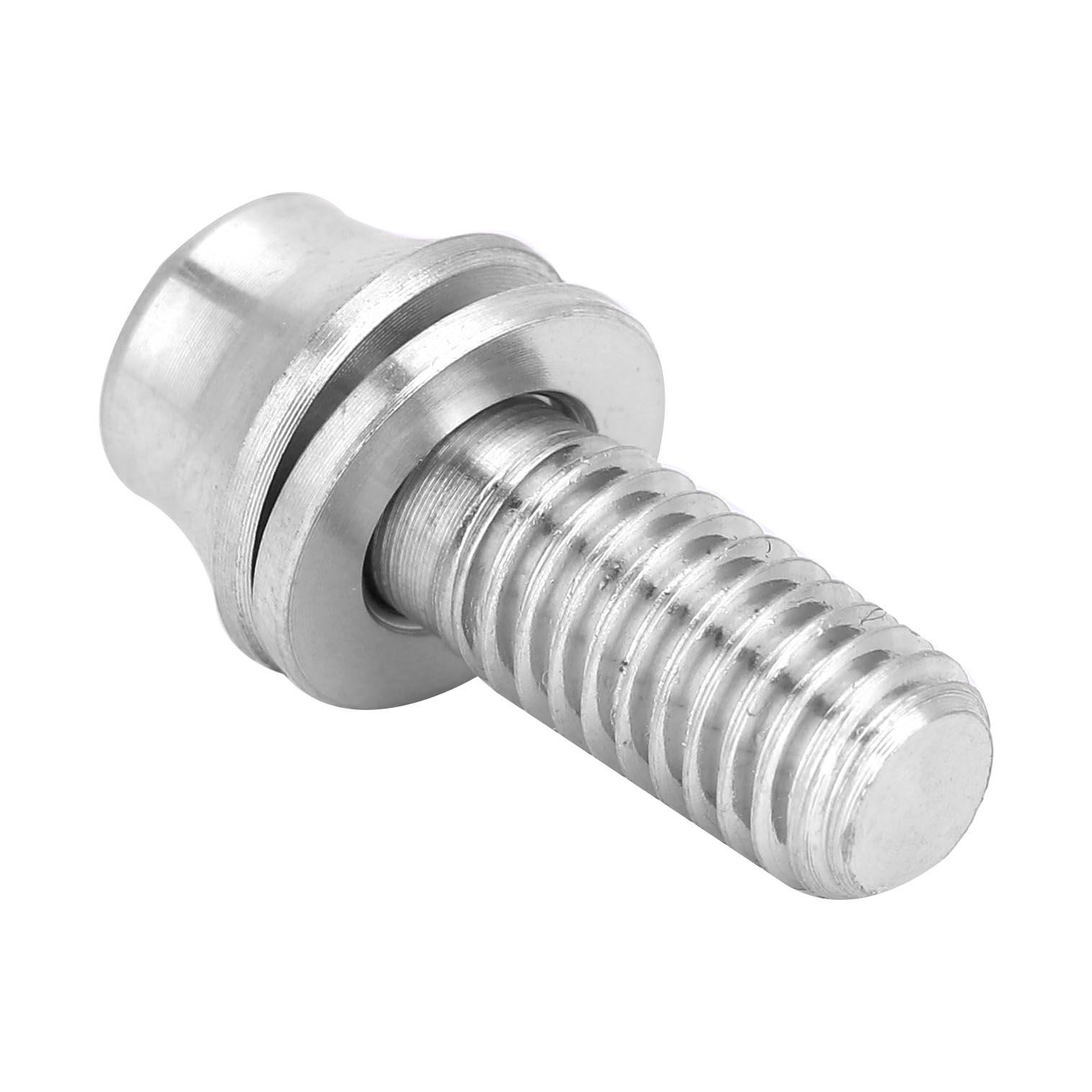 2Pcs Bike Water Bottle Cage Bolts M5*15MM Aluminium Alloy Hex Tapping Screw PI