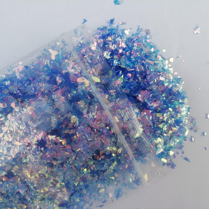 

100g Nail Art Glitter Candy Color Flakes Irregular Manicure Nail Tips Decoration Sequins Paillette