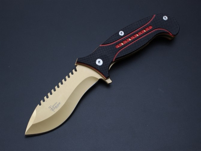 

TODD BEGG Wolverin Titanium D2 G10 Tactical Hunting Knife Multi Tools Pocket Survival Knives camping hunting folding knife 1pcs